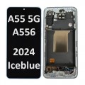 Samsung SM-A556 (A55 5G 2024) LCD touch screen (Original Service Pack) with frame [BLUE ICE] GH82-34305B
